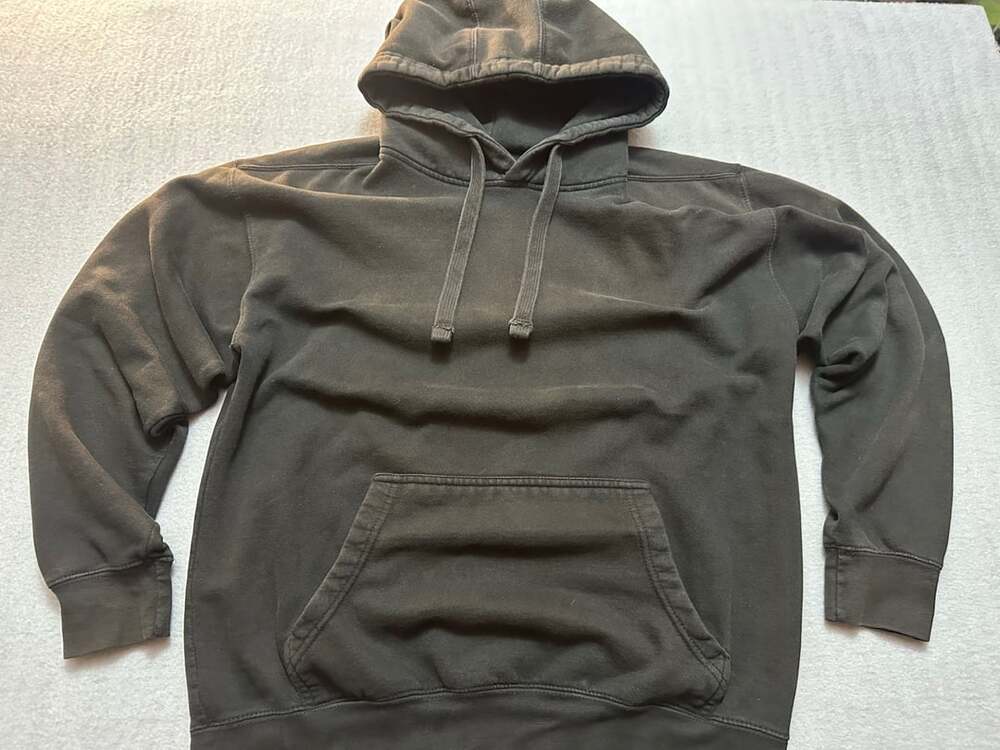 Vintage Cotton Heritage Salinas Script Pullover Hoodie Black Size Large